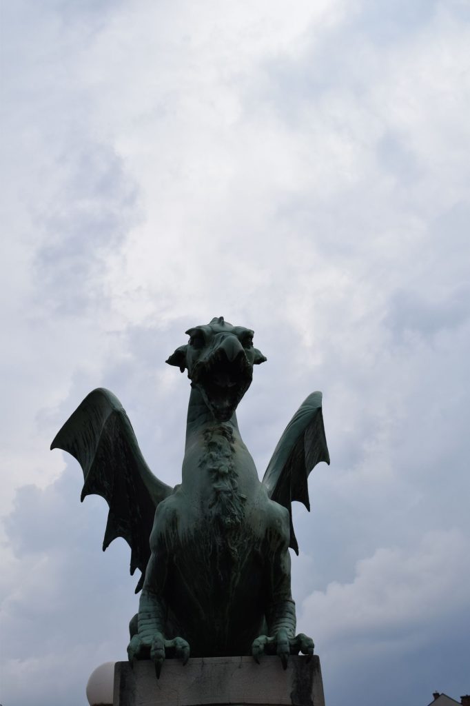 Pont des Dragon Ljubljana Slovénie