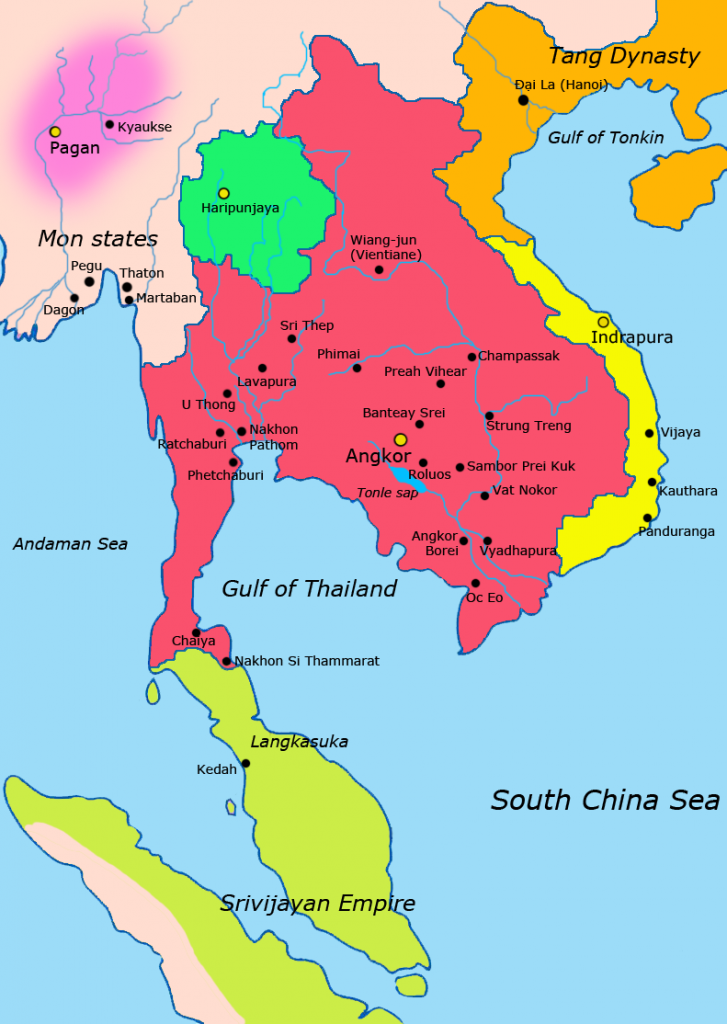 Empire Khmer au Xè siècle