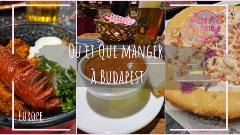 Où et que manger à Budapest
